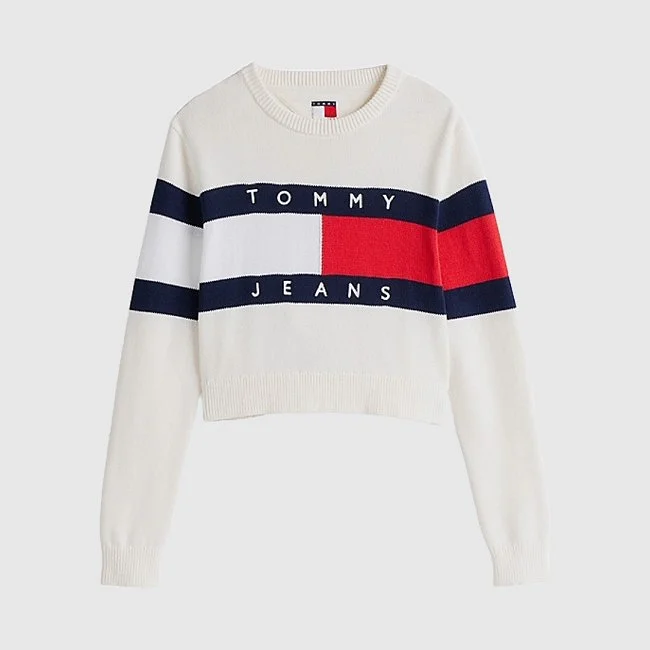 Jersey Tommy Hilfiger Blanco Mujer