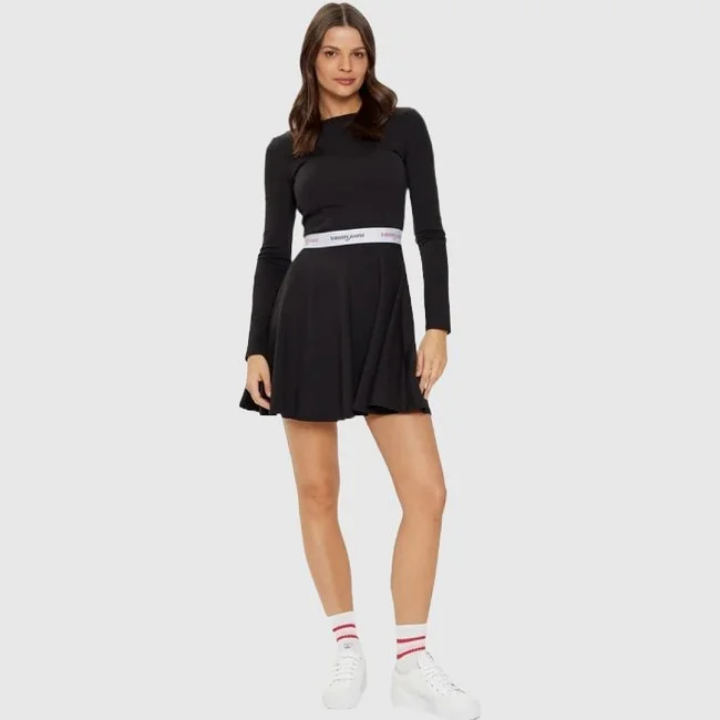 Vestido Tommy Hilfiger Negro Mujer