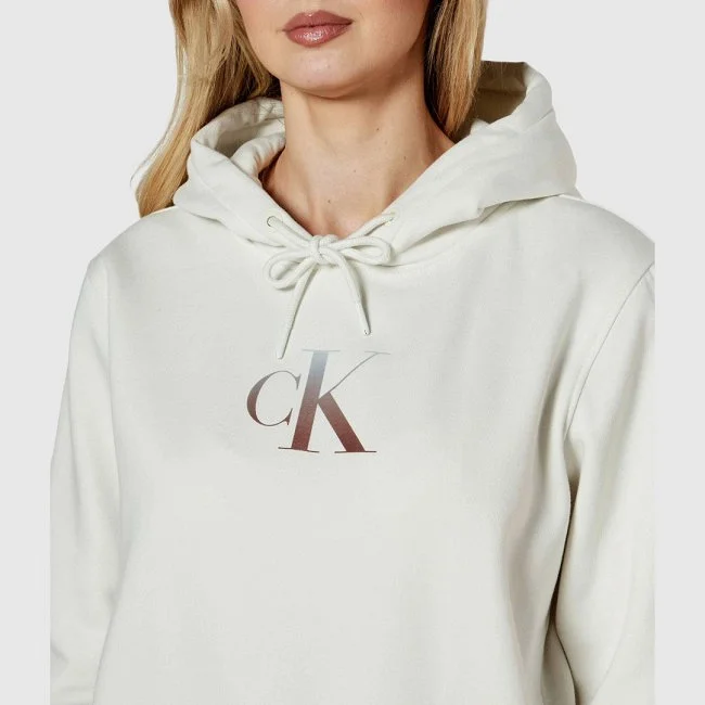 Sudadera Calvin Klein Marfil Mujer