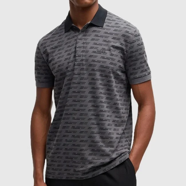 Polo Boss Gris Hombre