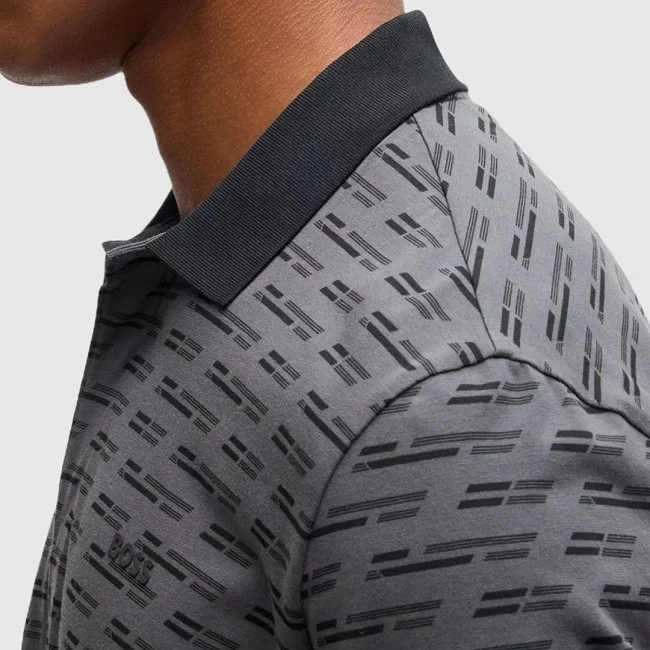 Polo Boss Gris Hombre