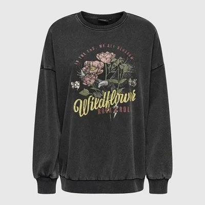 Sudadera Only Negra con...