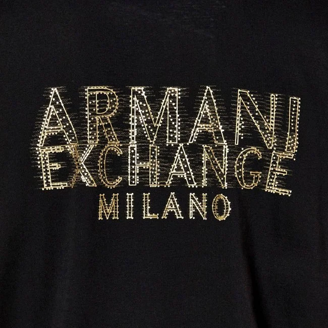 Polo Armani Exchange Negro Hombre Polo Armani Exchange Negro Hombre