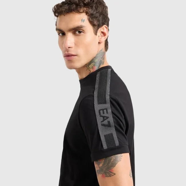 Camiseta Armani Negra Hombre