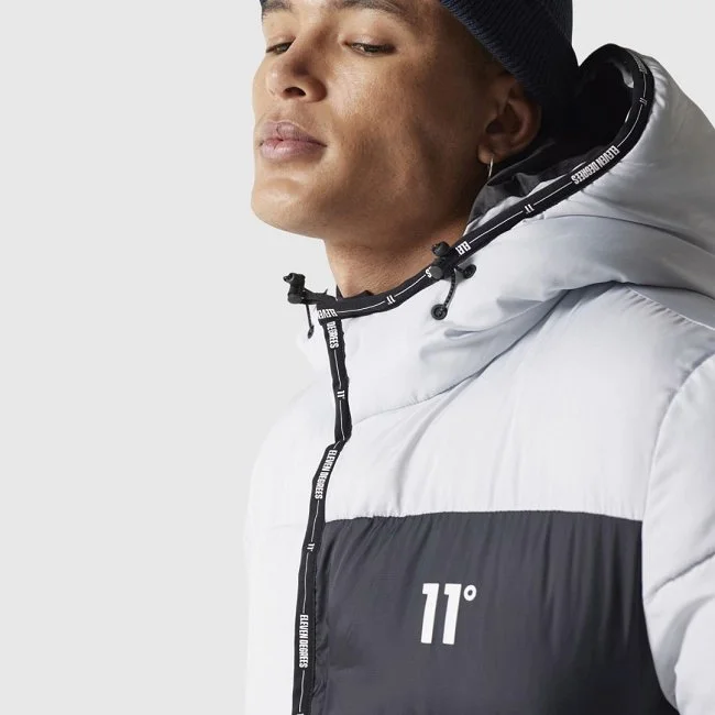 Chaqueta 11º Degrees Blanca y Negra...