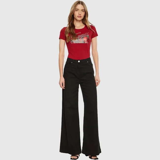 Camiseta Guess Roja Mujer