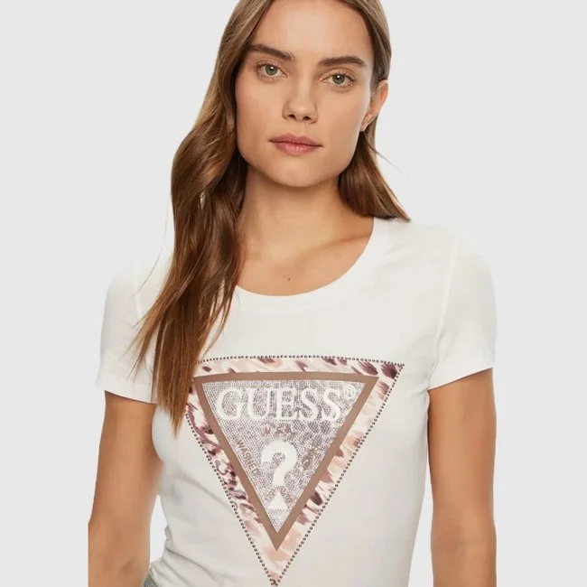 Camiseta Guess Blanca Mujer