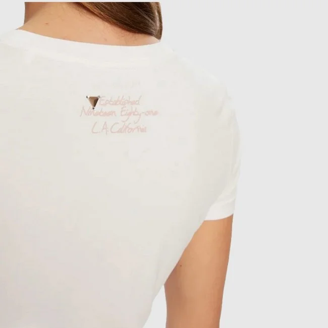 Camiseta Guess Blanca Mujer