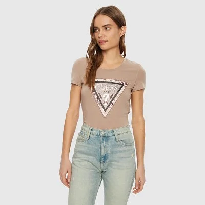Camiseta Guess Beige Mujer...