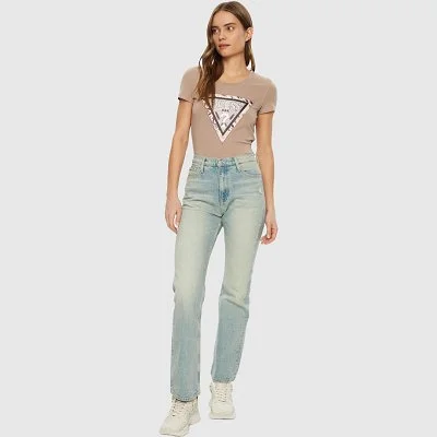 Camiseta Guess Beige Mujer... 2