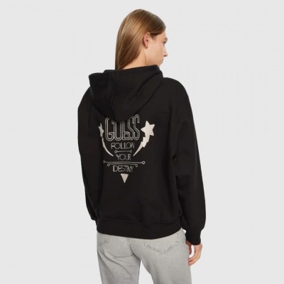 Sudadera Guess Negra Mujer 2