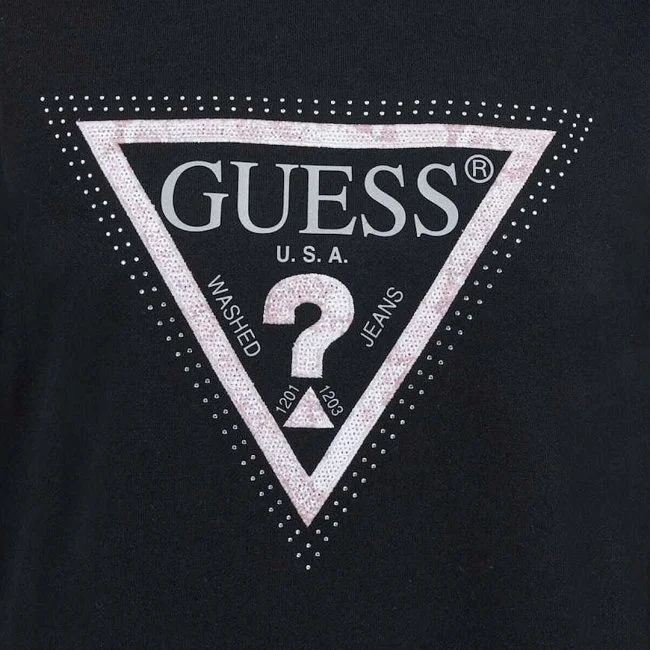 Sudadera Guess Negra Mujer