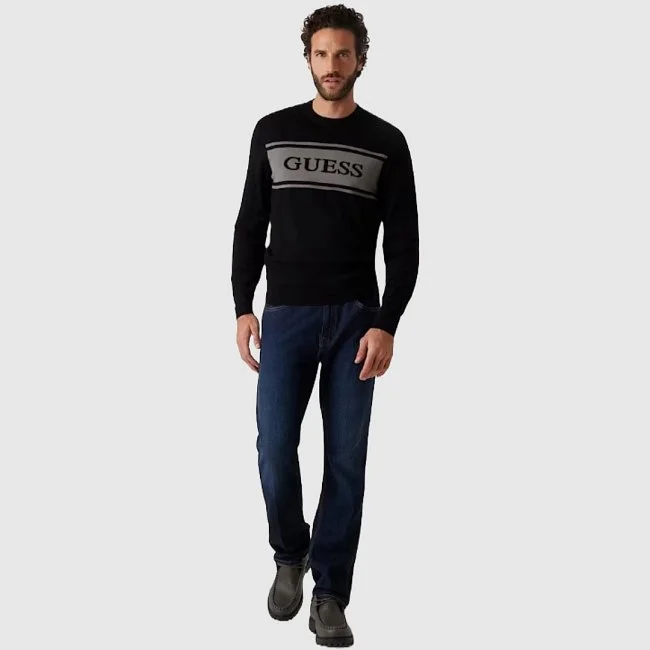 Jersey Guess Negro Hombre