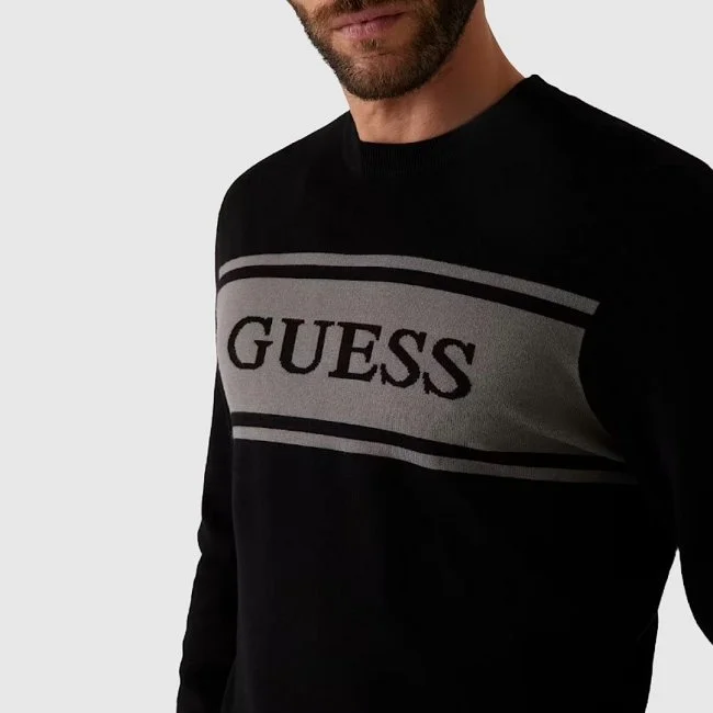Jersey Guess Negro Hombre