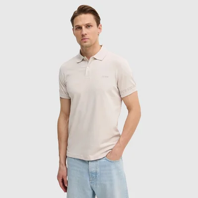 Polo Guess Beige Hombre
