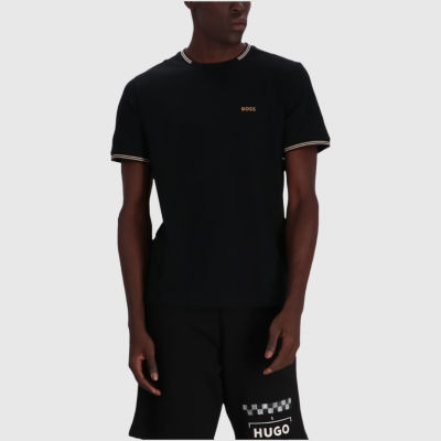 Camiseta Boss Negra Hombre 2