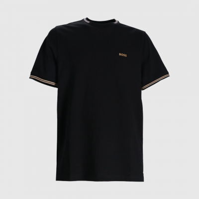 Camiseta Boss Negra Hombre