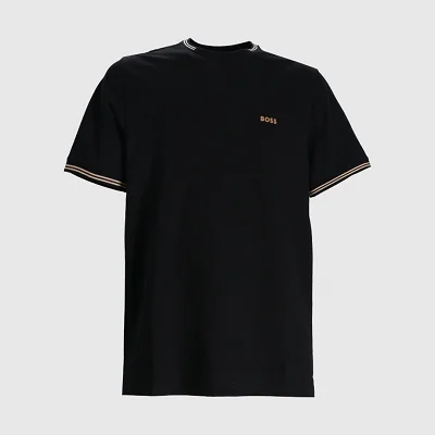Camiseta Boss Negra Hombre