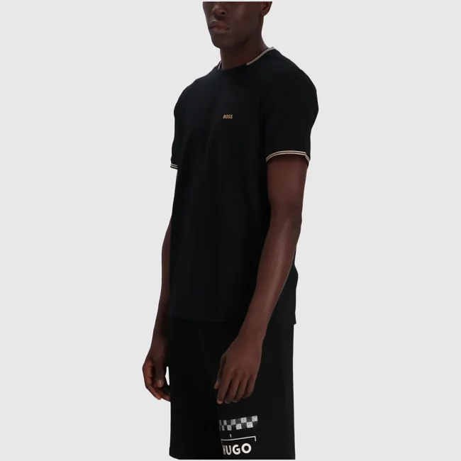 Camiseta Boss Negra Hombre
