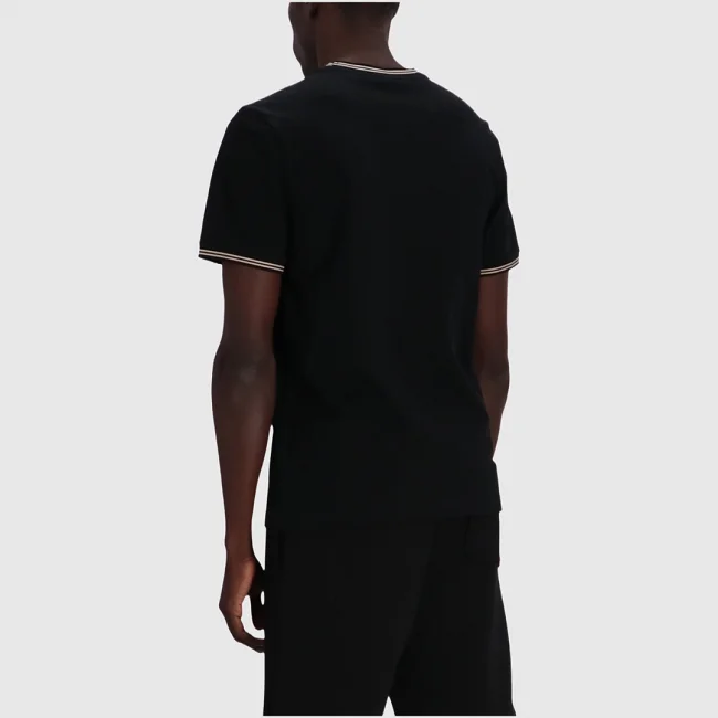 Camiseta Boss Negra Hombre