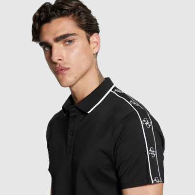 Polo Guess Hombre Negro 2