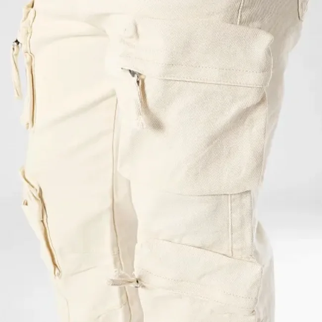 Pantalón cargo Project X Paris Crema... Pantalón cargo Project X Paris Crema...