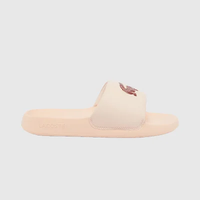 Chanclas Lacoste Crema Mujer 2