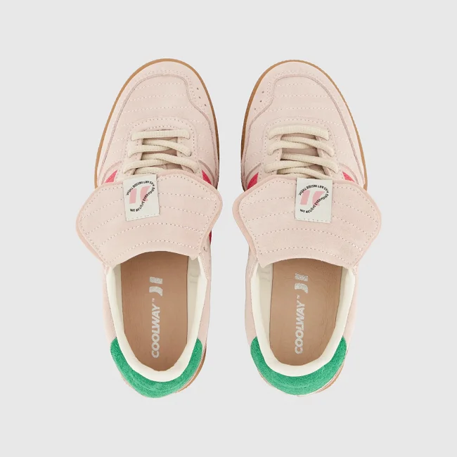 Zapatillas Coolway Crema Verdes y...