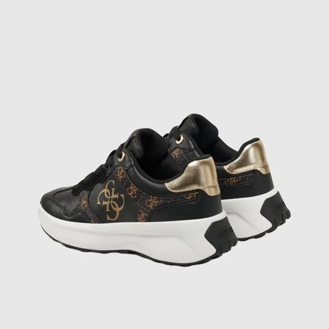 Zapatillas Guess Negras y Marrones Mujer