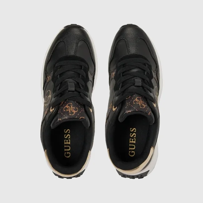 Zapatillas Guess Negras y Marrones Mujer