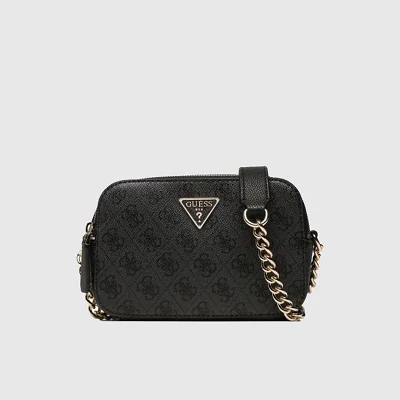 Bolso Guess Negro Estampado...