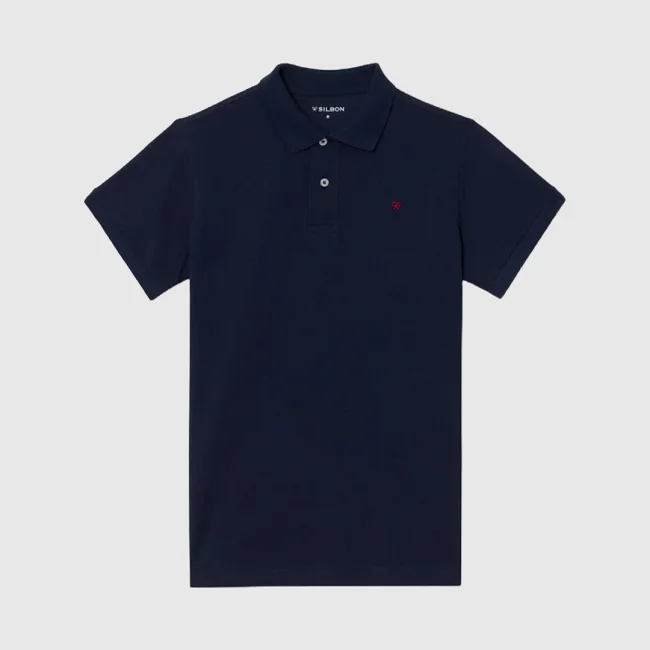 Polo Silbon Azul marino Hombre