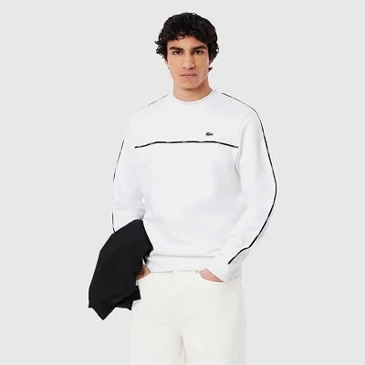 Sudadera Lacoste Blanca Hombre