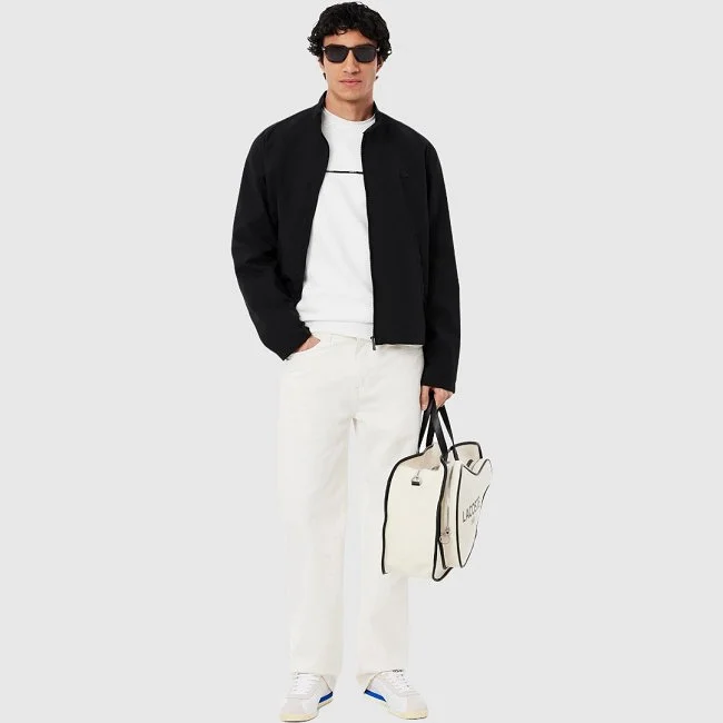 Sudadera Lacoste Blanca Hombre