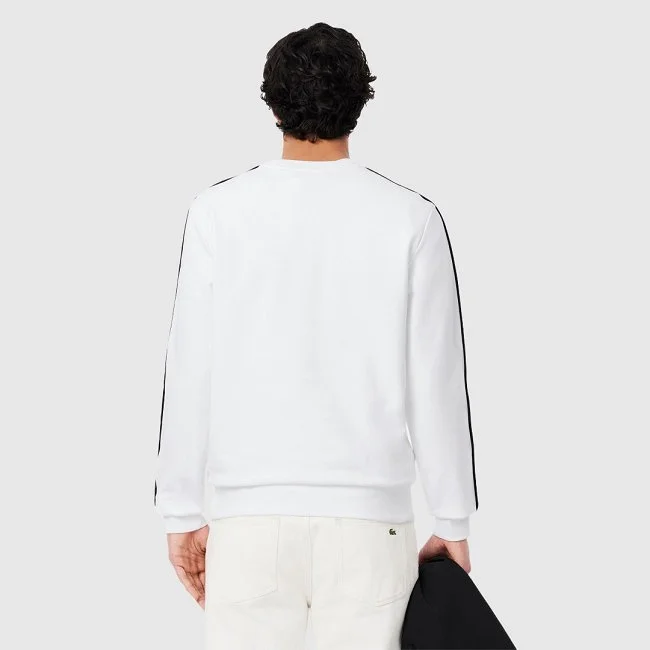 Sudadera Lacoste Blanca Hombre
