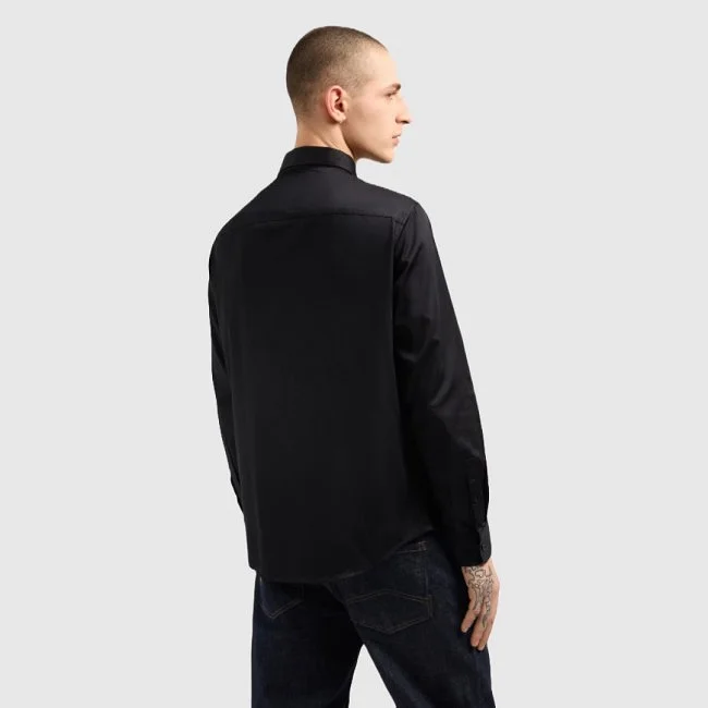 Camisa Armani Exchange Negra Hombre
