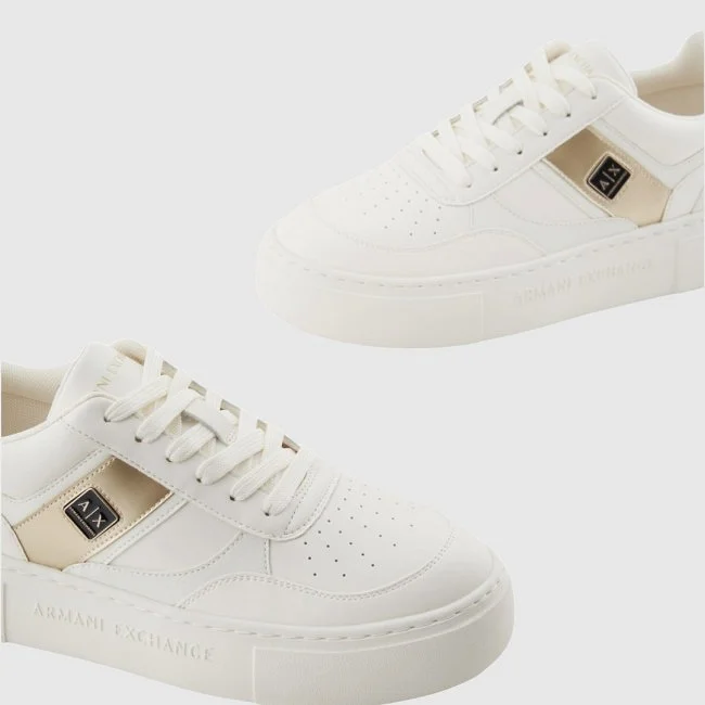 Zapatillas Armani Exchange Blancas y...