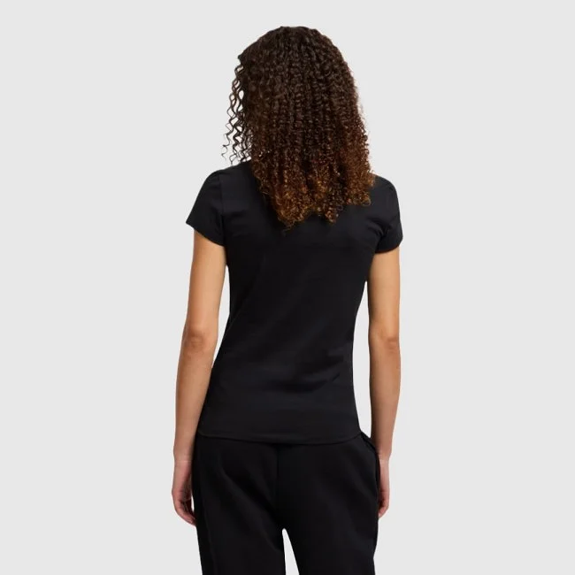 Camiseta Armani Exchange Negra Mujer