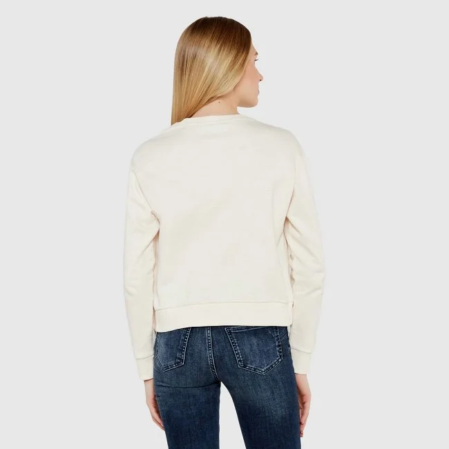 Sudadera Armani Exchange Beige Mujer Sudadera Armani Exchange Beige Mujer