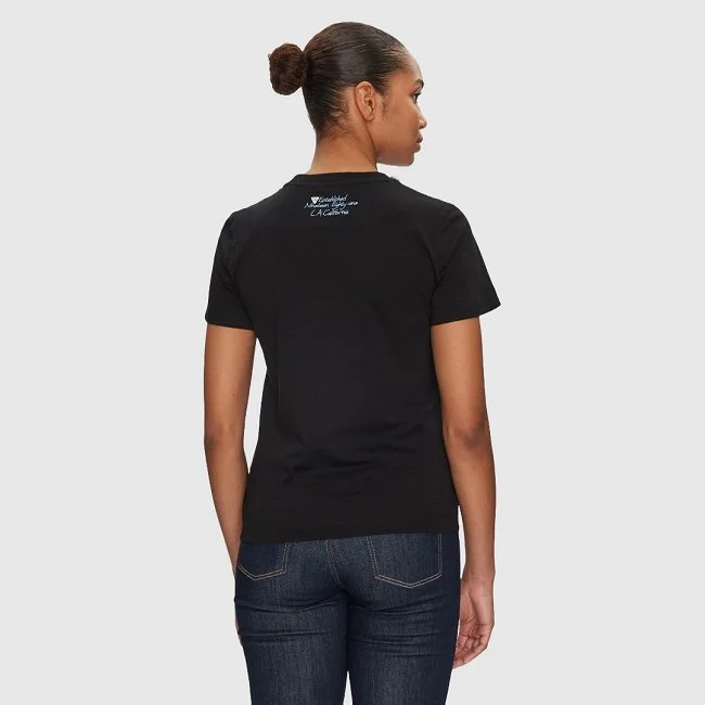 Camiseta Guess Negra Mujer