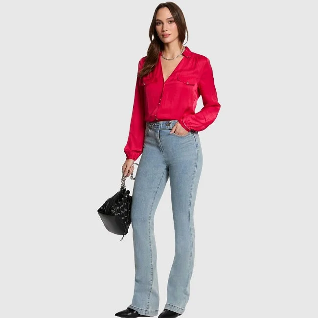 Camisa Morgan Violeta Mujer Camisa Morgan Violeta Mujer