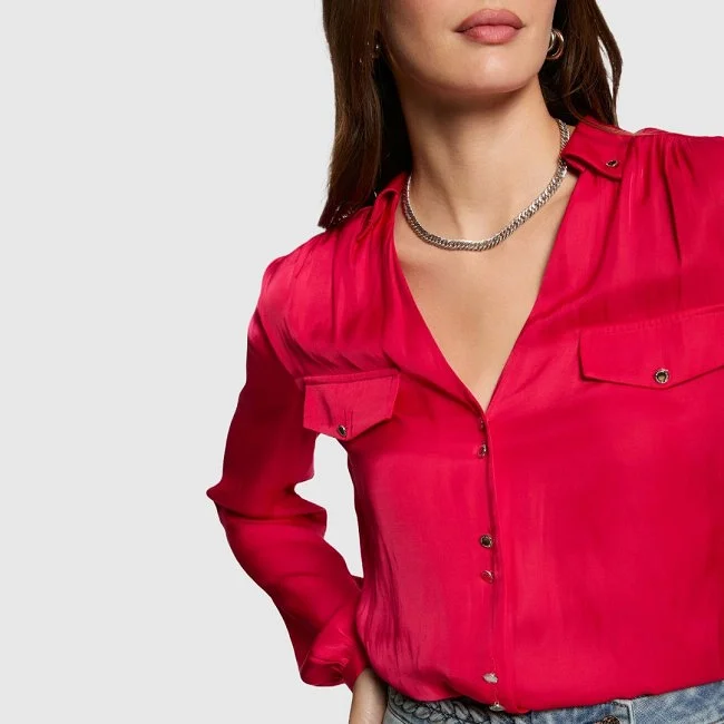 Camisa Morgan Violeta Mujer Camisa Morgan Violeta Mujer