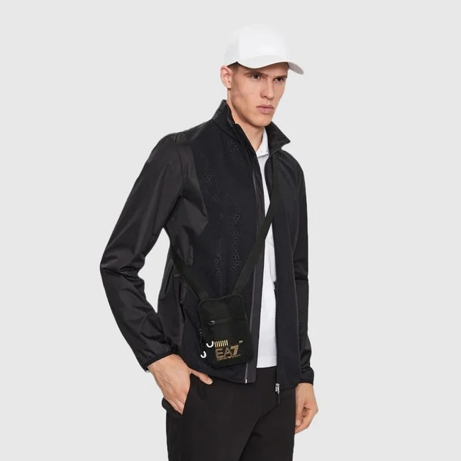 Bandolera Armani Negra Hombre