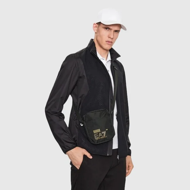 Bandolera Armani Negra Hombre