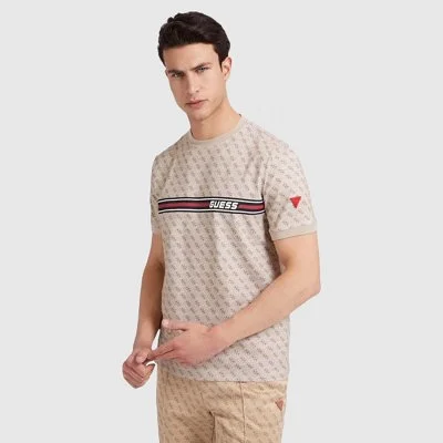 Camiseta Guess Hombre Verde...