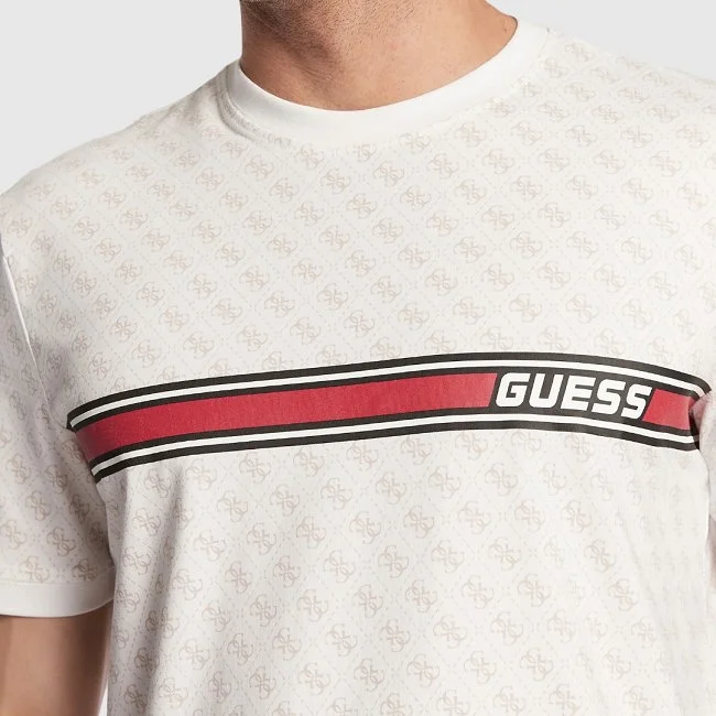 Camiseta Guess Blanca Hombre