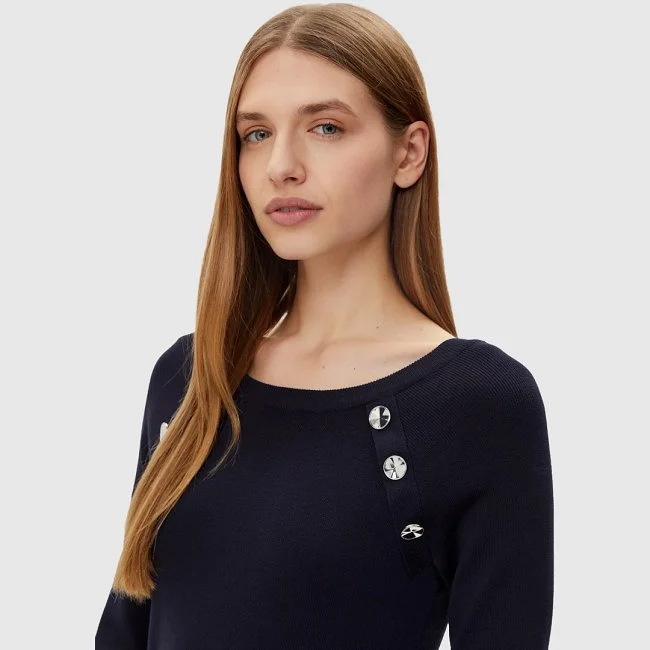 Vestido Morgan Azul marino Mujer Vestido Morgan Azul marino Mujer
