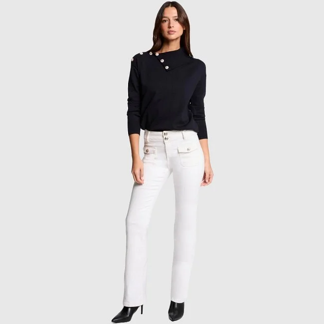 Jersey Morgan Negro Mujer Jersey Morgan Negro Mujer