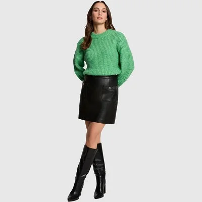 Falda Morgan Negra Mujer 2