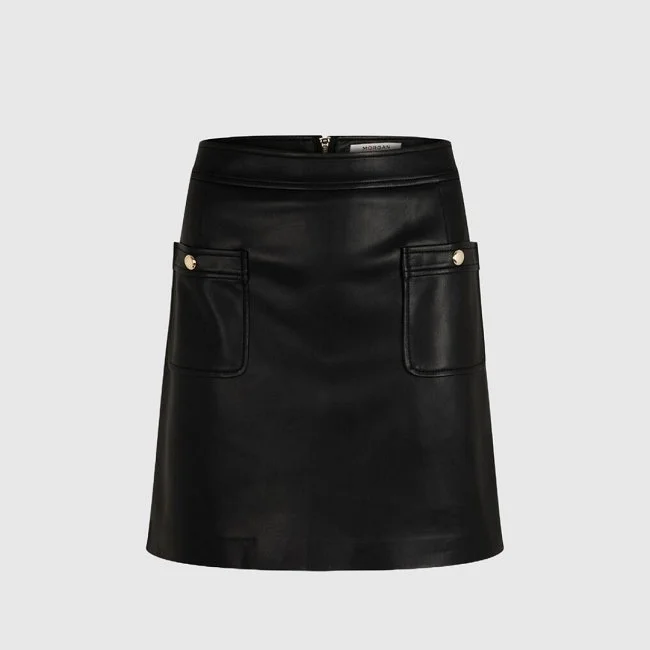 Falda Morgan Negra Mujer Falda Morgan Negra Mujer
